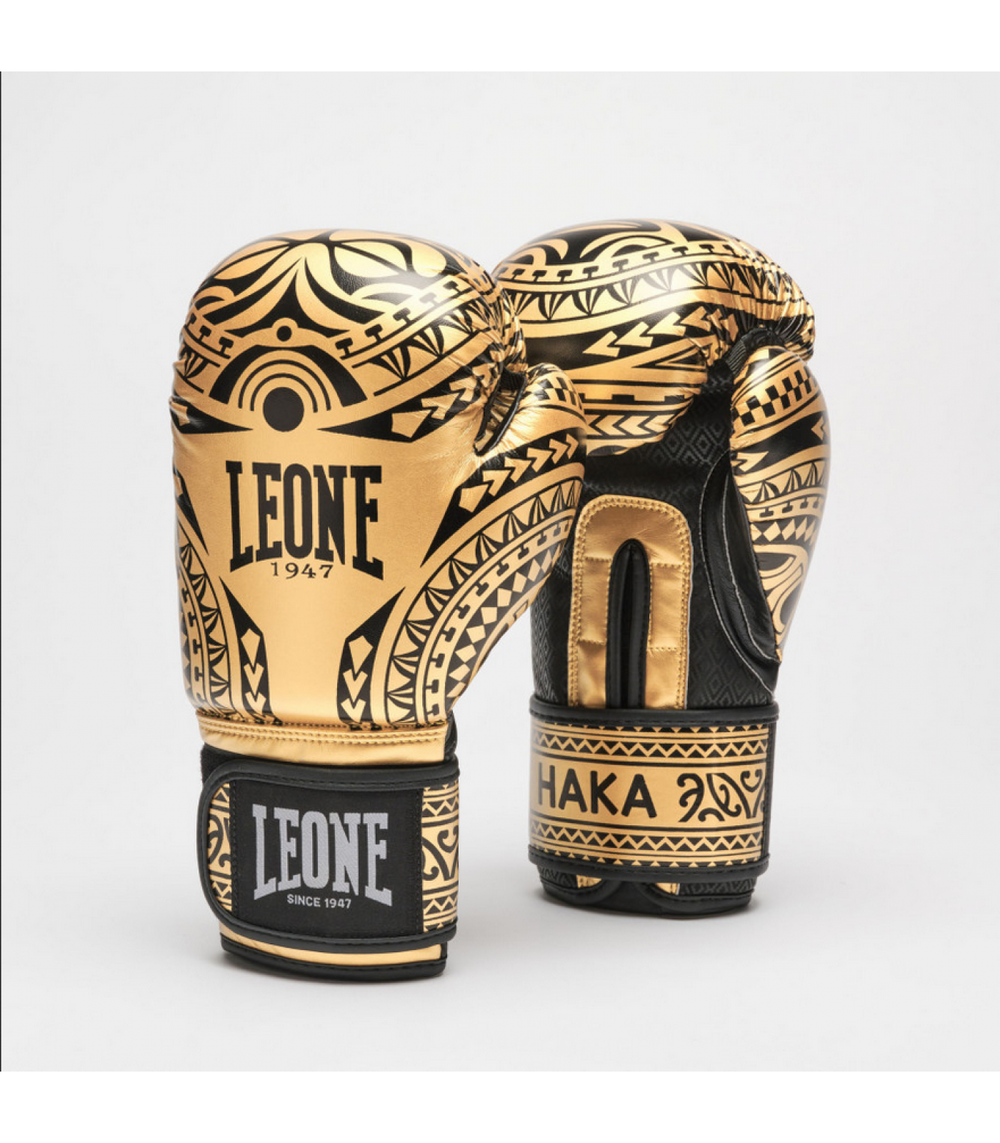 Leone - HAKA BOXING GLOVES - Gold/Black - GN329